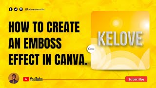 Full How To Create An Emboss Effect In Canva Update