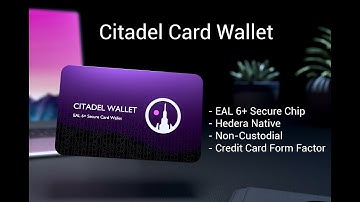 EXCLUSIVE: First Look at the Hedera Native Secure Card Wallet from Citadel Wallet!
