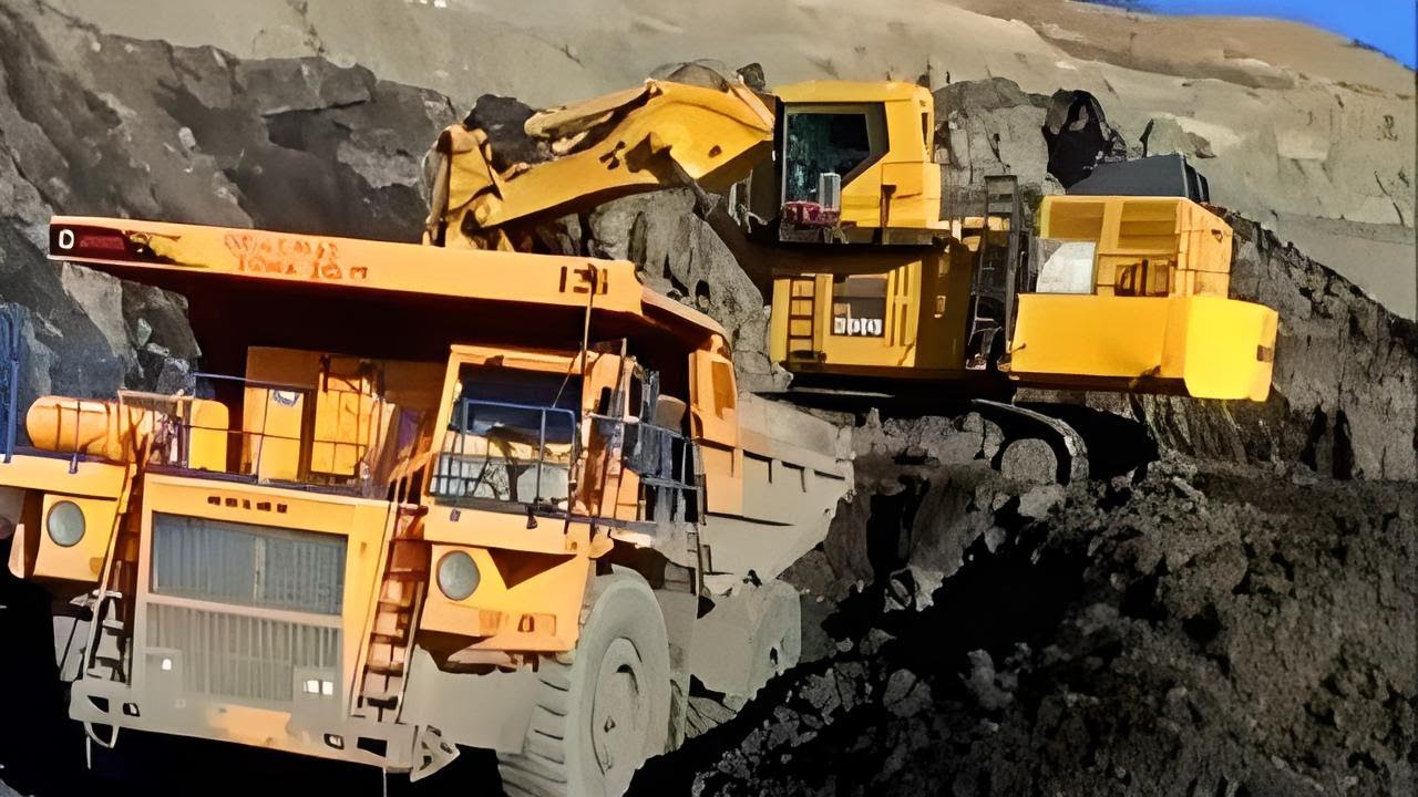 🚩MEGA Truck Belaz MEGA Caterpillar mining excavator Biggest Excavators