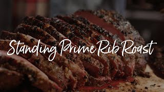 Standing Prime Rib Roast on the Yoder Smoker | Reverse Seared & Finished with Horseradish Sauce