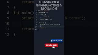 How to Find Sum of N term in C Using Recursion | Beginner&#39;s Guide #codingchallenge #cprogramming