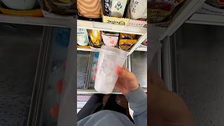 Trying Viral Korean Ice Cup ASMR🥤#icecup#southkorea#drink#asmr#7eleven#convenience#store#short#video