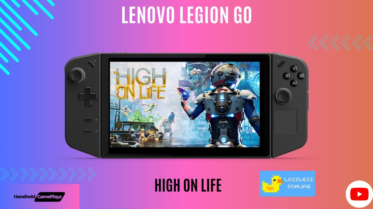 Legion Go High on Life native performance & Lossless Scaling LSFG 2.0 ...