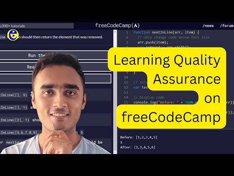 Learning Quality Assurance on freeCodeCamp #coding