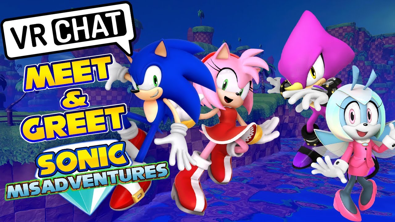 SONIC AND NIGHTS GO ON A ADVENTURE IN VR CHAT 