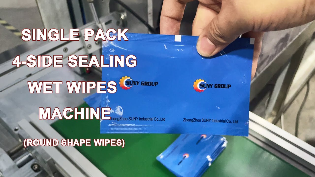 Automatic Wet Wipes Napkins Making Machine | Single 4-Side Sealing Pack ...