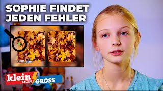 Sophie (11) findet jeden Fehler in Sekunden!