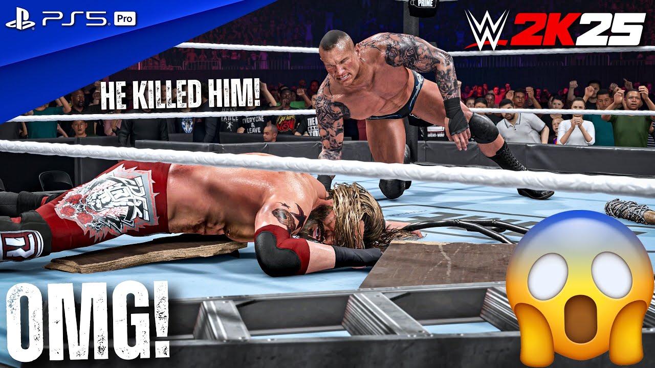 WWE 2K25 — Эдж против Рэнди Ортона — матч Falls Count Anywhere на Survivor Series | PS5 Pro [4K60]