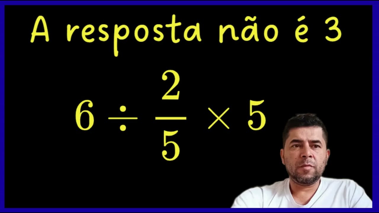 A resposta não é 3