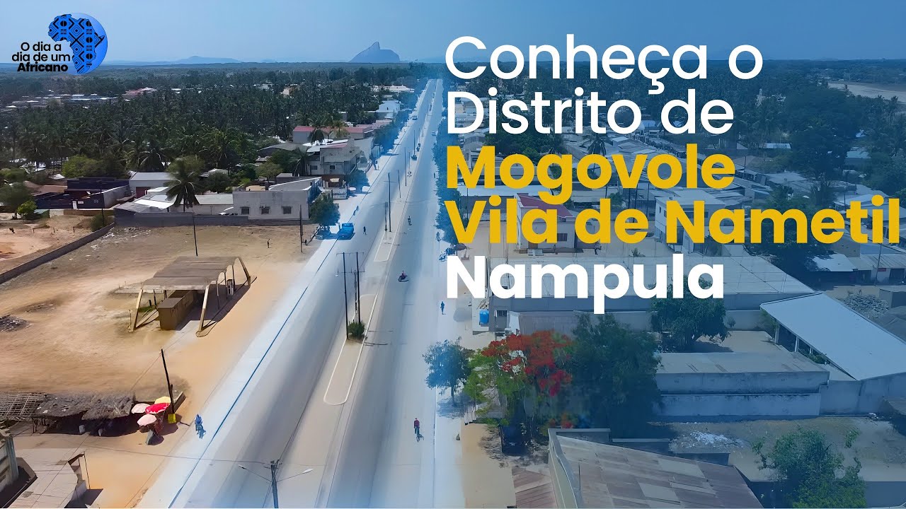 Imagens aéreas do Distrito de Mogovole, Vila de Nametil- Nampula, Moçambique