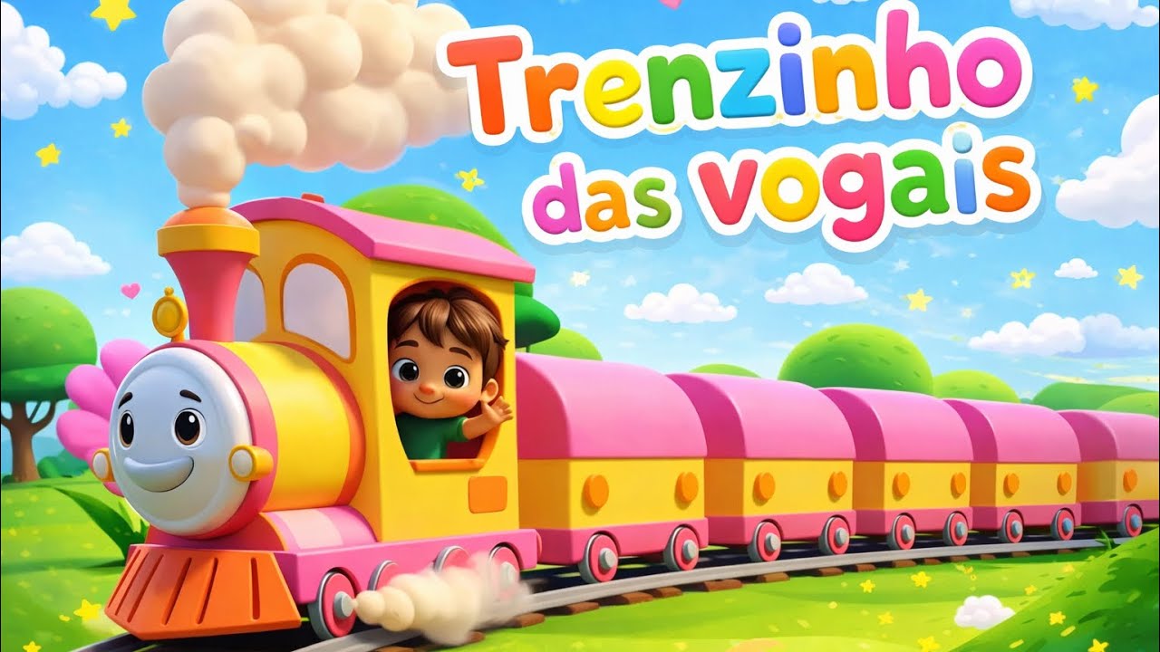 Trenzinho das Vogais – Música Infantil | Turminha da Bibi Kids