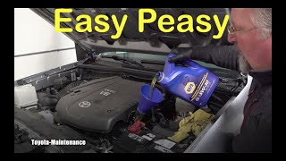 2014 Toyota Tacoma engine oil and filter change