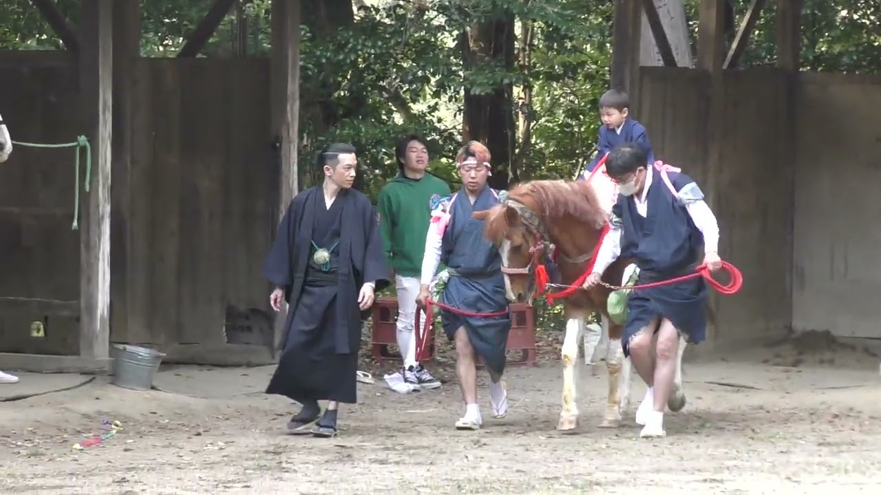 令和7年　賀茂神社葵祭　競馬（くらべうま）初日の1～5走目