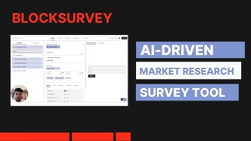 Perfect Survey Tool for Market Research ( AI-driven ) | BlockSurvey #whitelabel #ai
