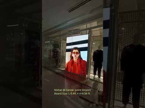 Our LED Display at Center Point for Nishat
