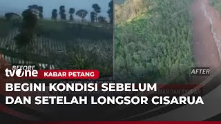 Kondisi Sebelum dan Sesudah Longsor Cisarua Bandung Barat | Kabar Petang