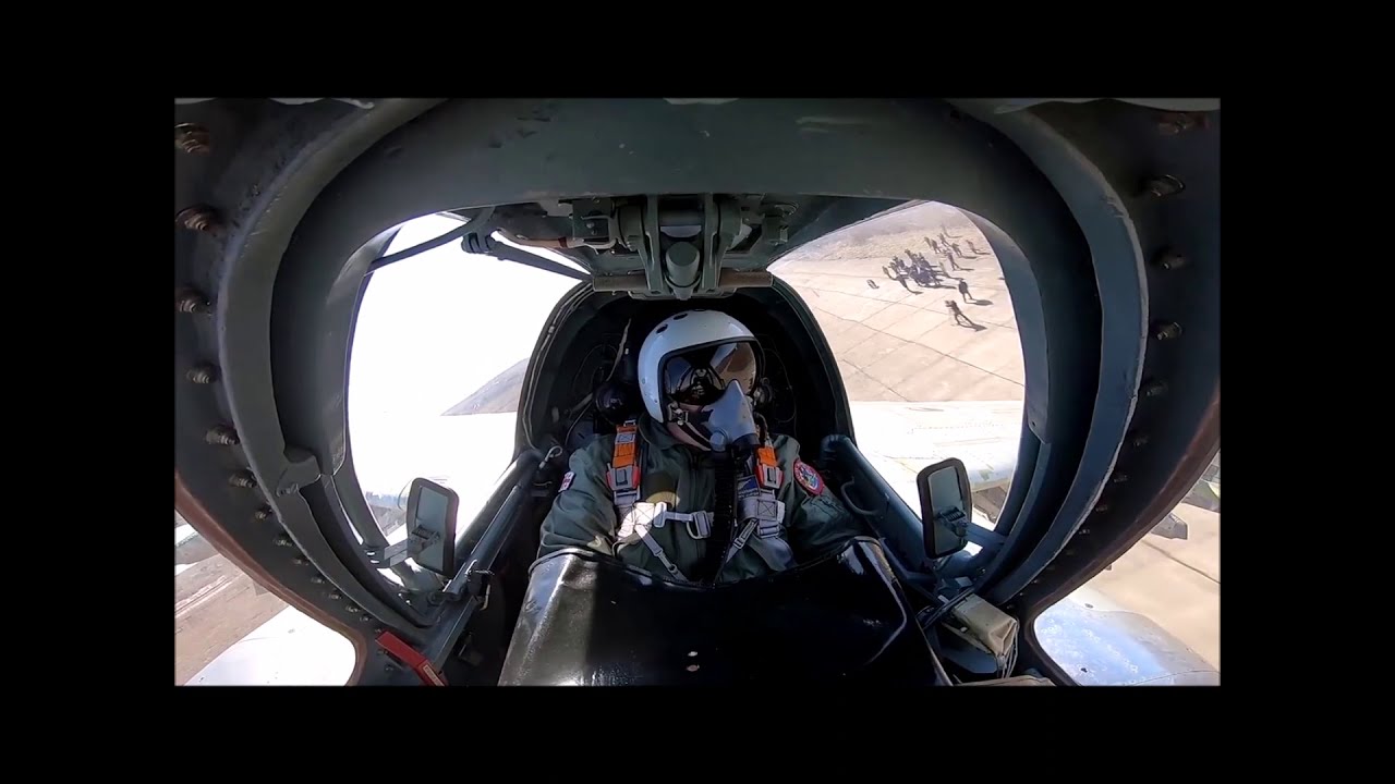 Upgraded Georgian Su-25 maiden flight.