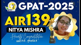 Download Lagu AIR-139, NITYA MISHRA | GPAT 2025 Topper 🌟 | GDC PRIME Student | Unstoppable GDCians MP3 Download Lagu AIR-139, NITYA MISHRA | GPAT 2025 Topper 🌟 | GDC PRIME Student | Unstoppable GDCians MP3