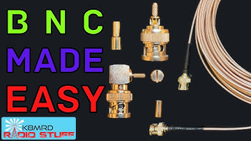 How To Install A Crimp Type BNC Connector On RG-316 Coax