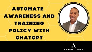 Automate CMMC Awareness and Training (AT) Policy with ChatGPT