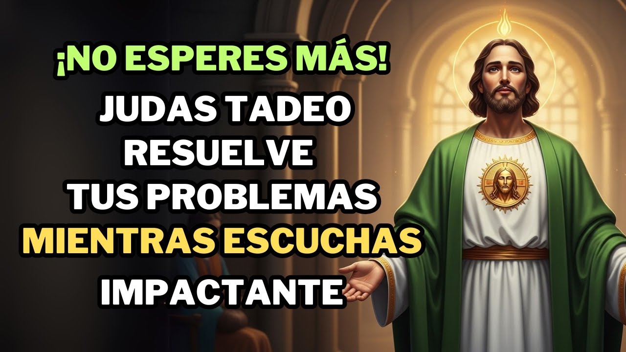 ¡No Esperes Más! Judas Tadeo Resuelve TUS Problemas MIENTRAS Rezas (IMPACTANTE)