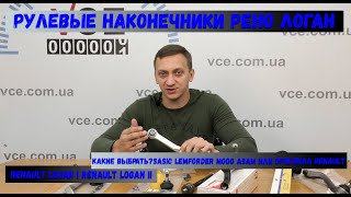 Рулевые наконечники Renault Logan Какие лучше