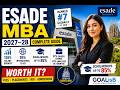 Applying to Esade MBA? Dont submit your application without this! Esade MBA 2026: Rankings, Salary.