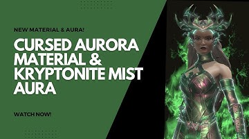 DCUO Test Server: NEW Cursed Aurora Material & Kryptonite Mist Aura