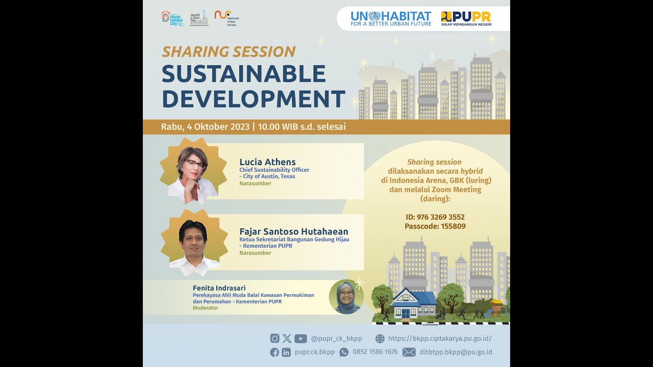 Sharing Session Sustainable Development with Lucia Athens - Chief Sustainability Officer, Austin