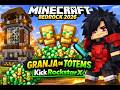 Granja de TÓTEMS en Minecraft Bedrock 2026 🔥 (Hardcore)