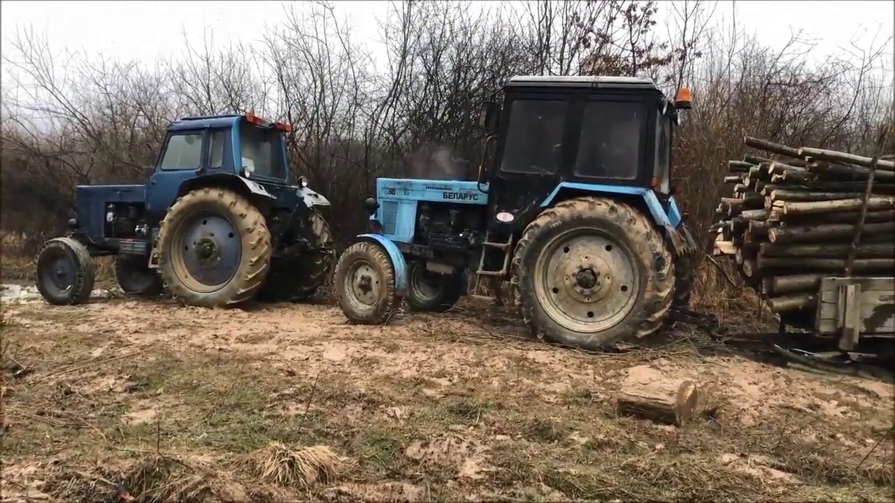 Трактор вытащить машину