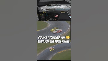 Lesson: go watch the replay before you claim someone made you crash #simracing #iracing