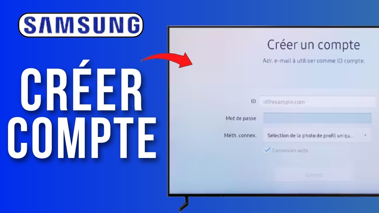 Comment Créer Un compte Samsung Smart TV ( FACILE ) - YouTube