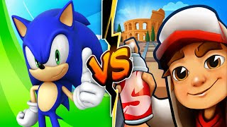 Sonic Dash Vs Subway Surfers - Best Running Games Gameplay walkthrough (Android, iOS) screenshot 2