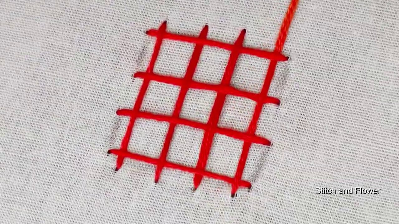 Hand embroidery very easy and simple kutch work gujarati stitch designs