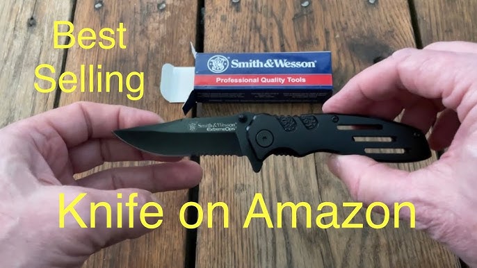 Smith & Wesson® SWA24S Extreme Ops Liner Lock Folding Knife