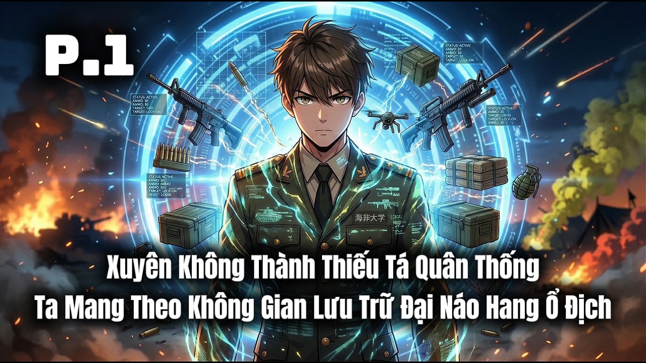 Xuyên Không Thành Thiếu Tá Quân Thống, Ta Mang Theo Không Gian Lưu Trữ Đại Náo Hang Ổ Địch | P1