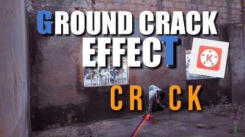 GROUND CRACK  effect tutorial! in kine master (After Effects)