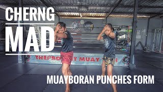 Muayboran punches form