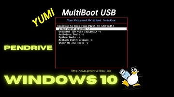 Como CRIAR um PENDRIVE com o WINDOWS 10 pelo PROGRAMA YUMI