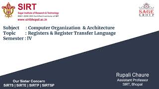 Register and Register Transfer Language Notations