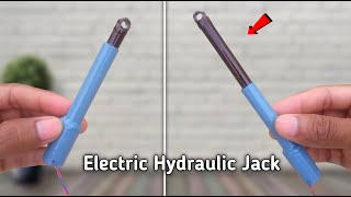 How To Make Electric Hydraulic Jack at Home From Powerful Gear Motor