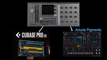 Controlling over 400 soft synth parameters with hardware knobs and buttons (CS12/Pigments/Cubase)