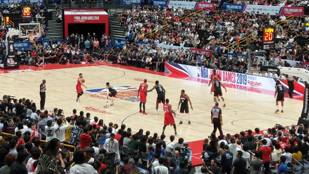 NBA Japan Games 2019】NBAジャパンゲーム Rockets VS Raptors