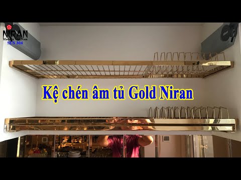 Kệ chén dĩa âm tủ Gold Niran - NR0101