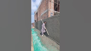 how to make boundary wall cement #contraction #trndingshorts #yt short #viral video