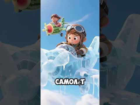 Я сделал самолёт полностью изо льда 😨🔥 #shorts
