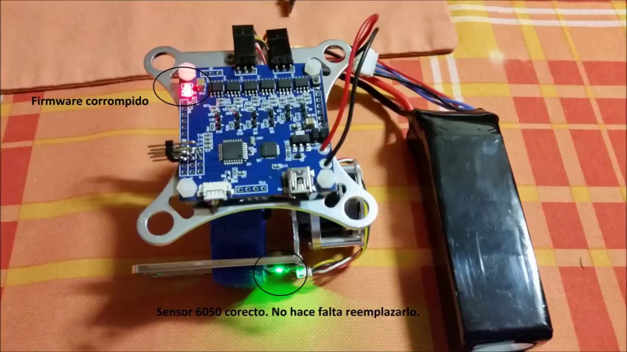 Sustitución controladora BASECAM 31  Gimbal Eachine Light 2D Brushless