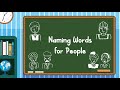 Naming Words for People