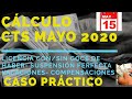 CTS MAYO 2020- ¿COMO CALCULAR CTS MAYO 2020? | SUSPENSION PERFECTA, VACACIONES, LICENCIA SIN GOCE